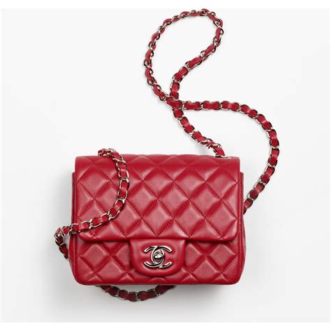 chanel crossbody red